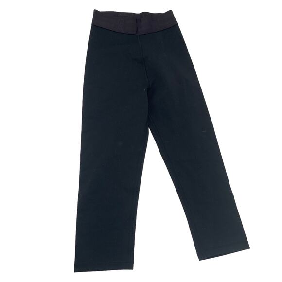 GOOD AMERICAN Leggings Size S Activewear Athletic Pants Workout Black Cropped - Picture 3 of 5